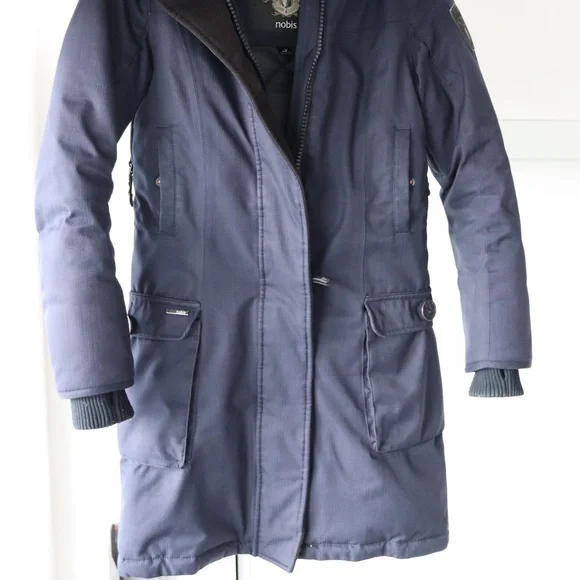 Nobis down filled jacket with fur hood - Picture 3 of 5